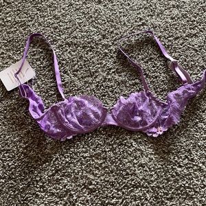 SavageXFenty Unlined Bra 32A light purple